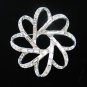 Swirling Flower Motif Brooch BRO2017