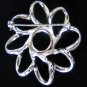 Swirling Flower Motif Brooch BRO2017