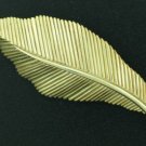 Trifari Gold Tone Leaf Brooch BRO2023