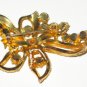 Faux Turquoise and Faux Pearls Set in Gold Tone BRO2086