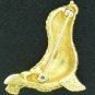 Seal Figural Pin with Blue Rhinestone Eye BRO2161