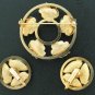 Sarah Coventry Matching Brooch and Earring Demi Parure SET2015
