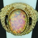 Pink Foil Stone Costume Ring Rin2007
