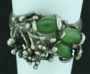 Artisan Made Earthy Style S.S. Ring Srin2012