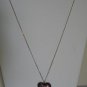 Cloisenne Heart Pendant with 10 K Chain