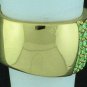 Napier Wide Apple Green Rhinestone Ring Rin2003