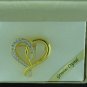 Jennifer Moore Genuine Crystal Heart Brooch Bro2039