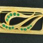 Vintage Unsigned Rectangular Shaped Rhinestone Brooch Bro2073