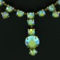 Stunning Amber Colored Aurora Borealis Choker Nec2061