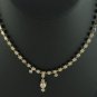 Stunning Amber Colored Aurora Borealis Choker Nec2061