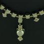 Stunning Amber Colored Aurora Borealis Choker Nec2061
