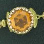 West German Two Tone Amber Beaded Necklace Nec2034