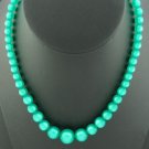 Vibrant Moonglow Green Lucite Necklace Nec2030