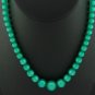 Vibrant Moonglow Green Lucite Necklace Nec2030