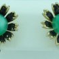 Green Moonglow Floral Necklace and Earrings Set2017