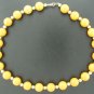 Deep Yellow and Gold Beaded Necklace Nec1017jen