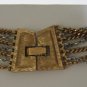 Crown Trifari Silver and Gold Tone Multi Chain Necklace nec1092