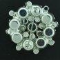 Layered Round Clear Rhinestone Brooch Bro2094