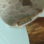Malta Sterling Copper Coated Wide Stamped Cuff Bracelet Bra1009bc