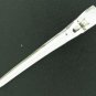 Long Clear Rhinestone Silver Tone Hair Clip Mis2004
