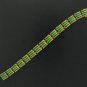 Vintage Gold Tone and Dark Green Link Design Bracelet Bra2016