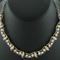 Vintage Coro Gold Tone Aurora Borealis Necklace Nec2028