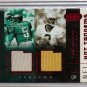 2002 Hot Prospects Donovan Mcnabb/Aaron Brooks Hot Tandems Dual Jersey #7/10
