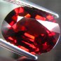4.24ct Sparkling Red Orange Spessartite Garnet.