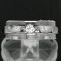 ** NICE ** natural sparkling Diamond ring on white gold setting