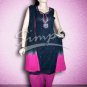 Black with magenta 037