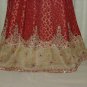 Maroon Wedding dress 040