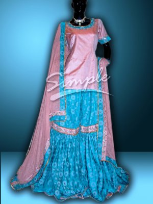 Light Pink Sharara 086