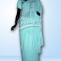 Light Blue Sari 093