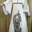 Black and White georgette 0120