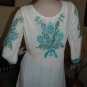 White Georgette 716
