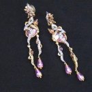 Gold plated Silver Earrings J 09