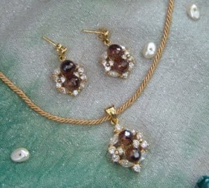 Gold plated Silver Set J 10