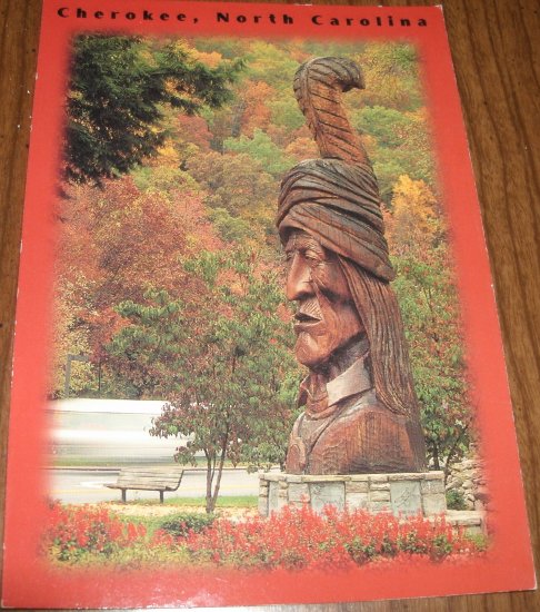 The Sequoyah Statue Cherokee Indian Chief Cherokee, NC