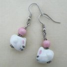 Porcelain Bunny Rabbit Earrings