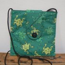 Small Square Purse Bag w/ Leaping Frogs Print Small Square Purse Bag w/ Leaping Frogs Print