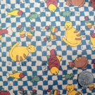 1 Yard - Sewing Fabric - Cat Fish Mice Blue 1 Yard - Sewing Fabric - Cat Fish Mice Blue