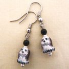 Peruvian Puppy Dog Earrings - Brown