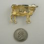 B/W Enamel Cow Pin / Brooch (EC-PIN502)
