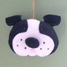 Boston Terrier Dog Head Christmas Tree Ornament Boston Terrier Dog Head Christmas Tree Ornament