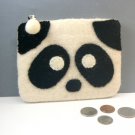 Black & White Panda Face Felt Coin Change Purse (EC-CHG1701) Black & White Panda Face Felt Coin Change Purse (EC-CHG1701)