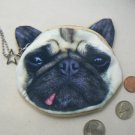 Pug Puppy Dog Face Coin Change Purse (EC-CHG201)