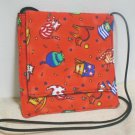 Small Square Fabric Purse w/ Tubby Cats (EC-PUR105)