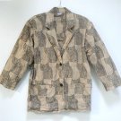 Tribal Cats Printed Mustard Jacket - LRG (EC-JKT101)