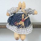 Tabby Kitty Cat Country Girl Doll (EC-DOL102)