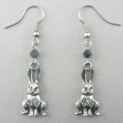 Sitting Bunny Rabbit Earrings – Pewter (Silver Toned) Sitting Bunny Rabbit Earrings – Pewter (Silver Toned)